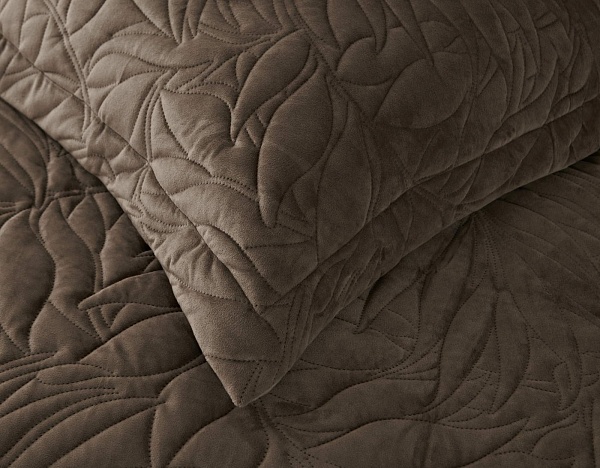 Комплект покрывало и наволочки 240 х 260 см Sofi de Marko Глория кофейный