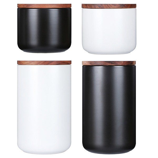 Банка для хранения керамическая smart solutions, 750 мл, белая