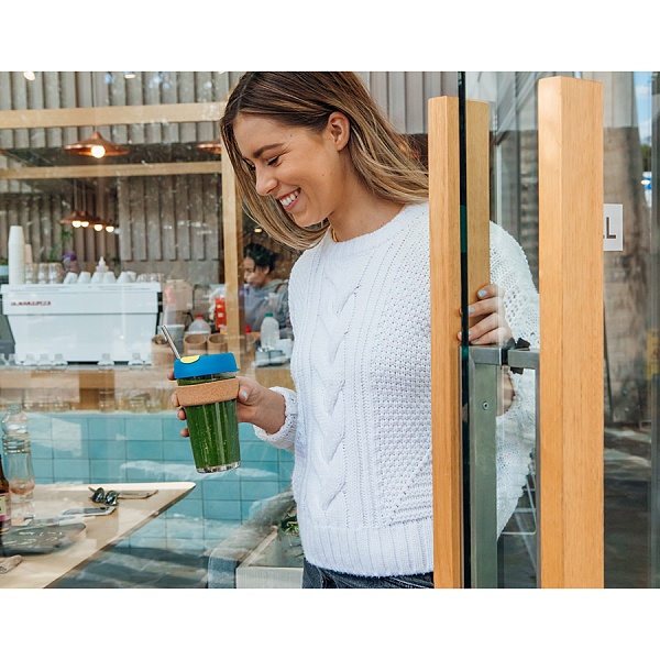 Кружка 454 мл KeepCup Brew Cork L red bells