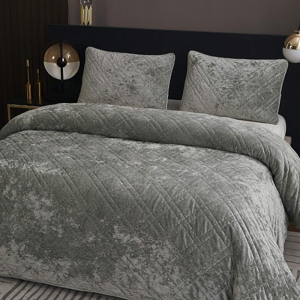 Комплект покрывало и наволочка 160 х 220 см Sofi de Marko Селена изумруд