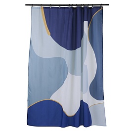 Штора для ванной с авторским принтом из коллекции Tkano Freak Fruit