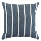 Чехол на подушку 45 х 45 см Tkano Essential полоска тёмно-синий