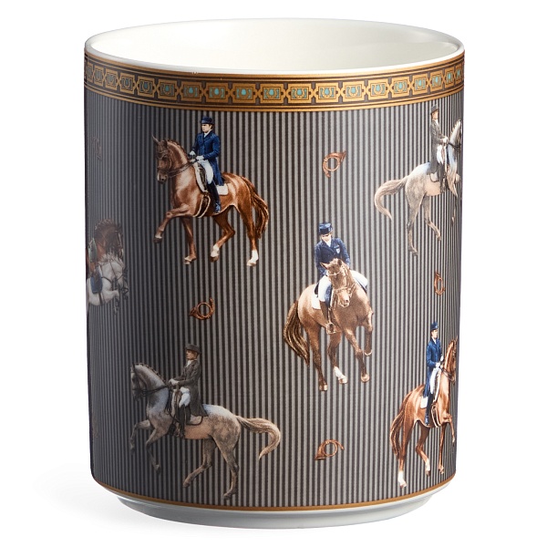 Кружка 560 мл Lefard Horse Club серая