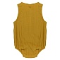Боди из хлопкового муслина 12-18 M Tkano Essential горчичный