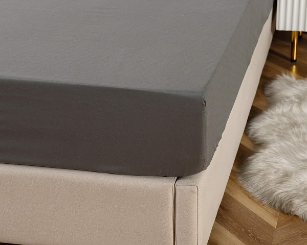 Комплект простынь и наволочка 160 х 200 см Sofi de Marko Габби серый