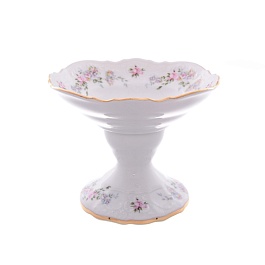 Конфетница 13 см Bernadotte Дикая роза золото