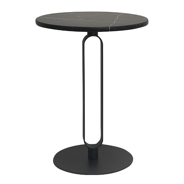 Столик кофейный svein, D40х50 см, черный