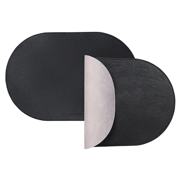 Набор салфеток сервировочных 4шт Pool, 30х45 см, черный светло-серый