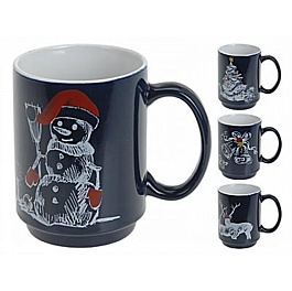 Кружка "Рождество" 300 мл черная