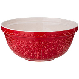 Салатник  KITCHEN PASSIONS 23.5 х 23.5 х 11 см, красный