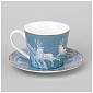Пара чайная 300 мл Lefard Снежная королева голубая