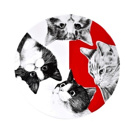 Тарелка десертная 17 см Taitu Best Friends Cats