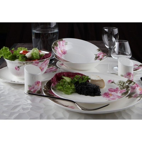 Сервиз столовый "Дикая роза" арт.440 на 27 предм.