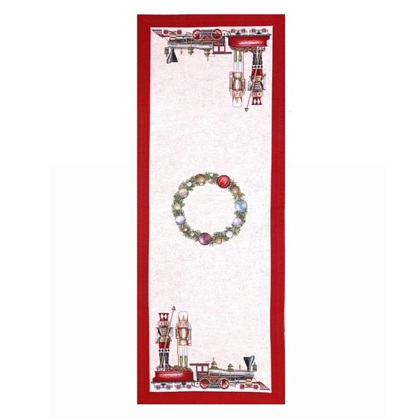Дорожка 44 х 140 см Le Gobelin Щелкунчики красная