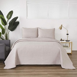 Комплект покрывало и наволочка 160 х 220 см Sofi de Marko Фрида серый