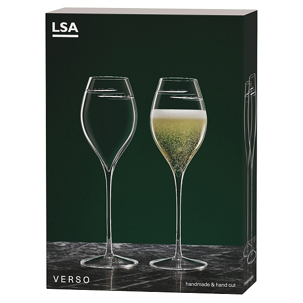 Набор бокалов для шампанского 2 шт. 370 мл Signature Verso tulip