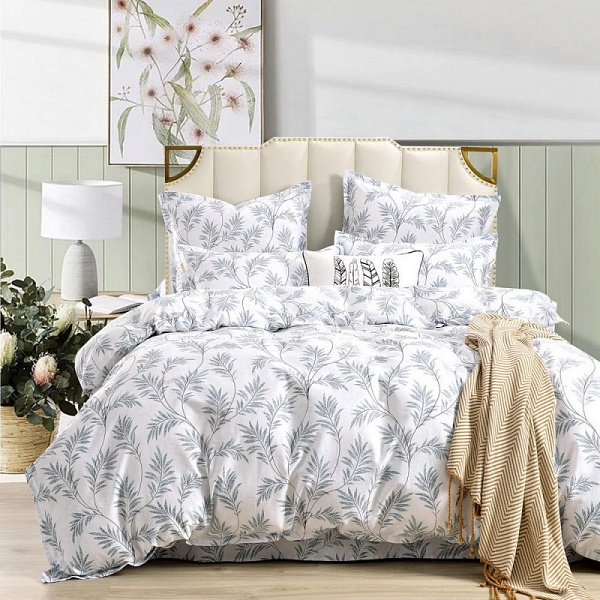 КПБ сатин Евро 4н Бетти голубой