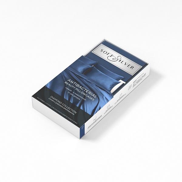 Набор наволочек 70 х 70 см  2 шт Soft Silver, круиз