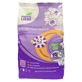 Порошок стиральный для цветных тканей 1,5 кг Meine Liebe