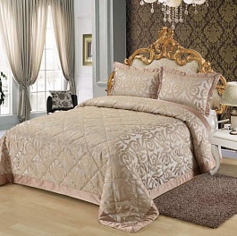 Комплект покрывало и наволочки 240 x 260 см Sofi de Marko Цицилия кофе