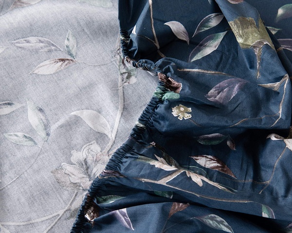 Комплект простынь и наволочка 160 х 200 см Sofi de Marko Филлида синий