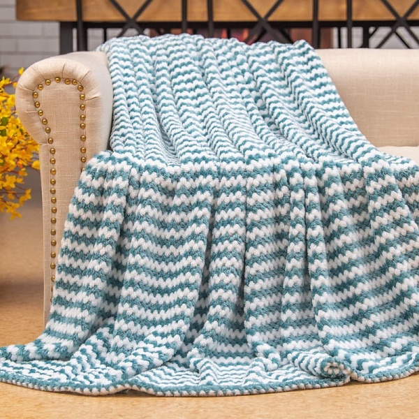 Покрывало 220 х 240 см Sofi de Marko Гринда морская волна