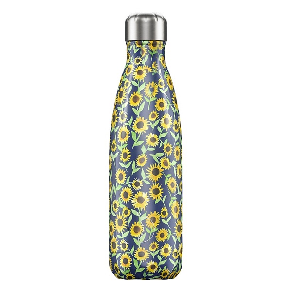 Термос 500 мл Chilly's Bottles Floral sunflower