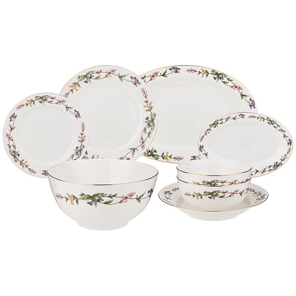 Сервиз столовый на 6 персон Lefard Английский сад 23 предмета