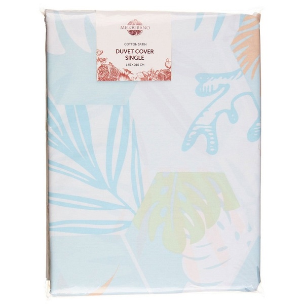Пододеяльник 145 х 210 см Melograno Abstract Print Leaf
