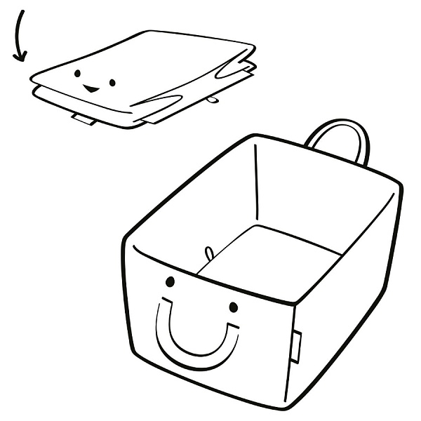 Коробка для хранения детская Reisenthel Storagebox ABC friends blue