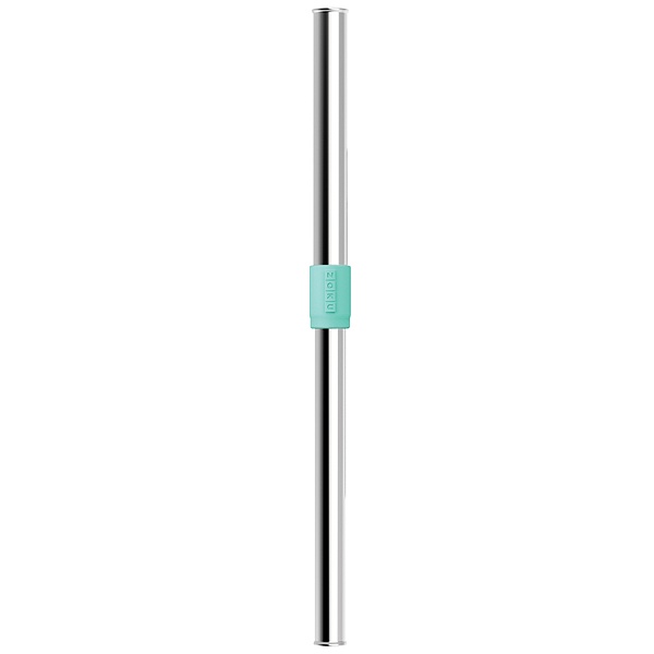 Соломинка из нержавеющей стали Zoku Jumbo в футляре мятный