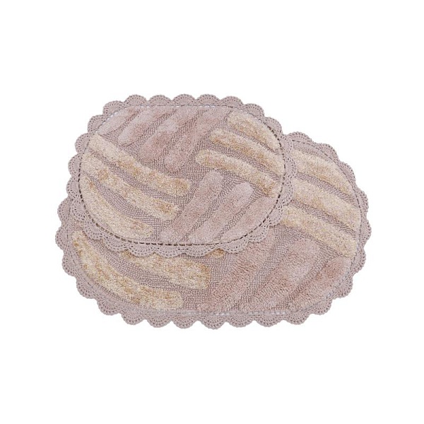 Набор ковриков для ванной Sofi de Marko Nancy 2 шт капучино