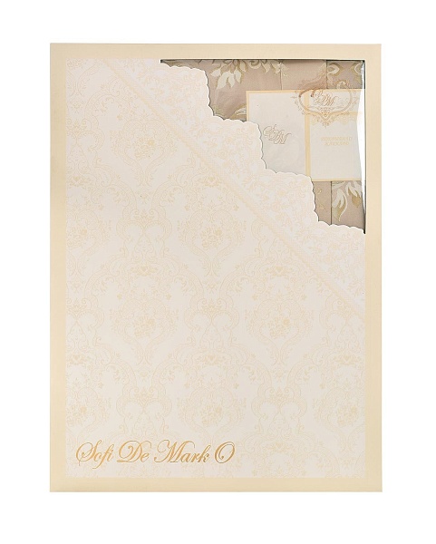 Комплект из покрывала и трёх наволочек 240 х 260 см Sofi de Marko Иветта молоко