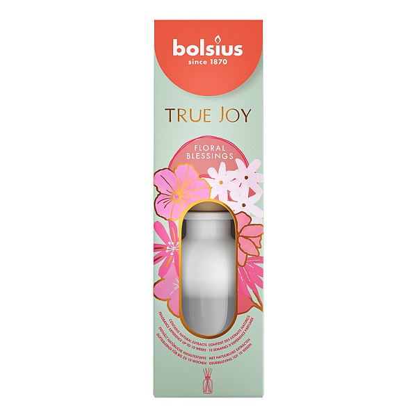 Диффузор ароматический 80 мл Bolsius True Joy Цветочные благословения