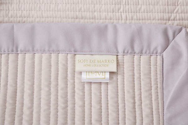 Комплект покрывало и наволочка 160 х 220 см Sofi de Marko пудровый