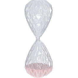 Часы песочные на 45 минут Розовый песок в ассортименте