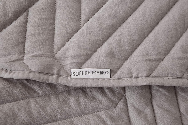 Мориц (серый) Покрывало 160х220