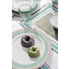 Тарелка подстановочная ARENA 31 см зеленая