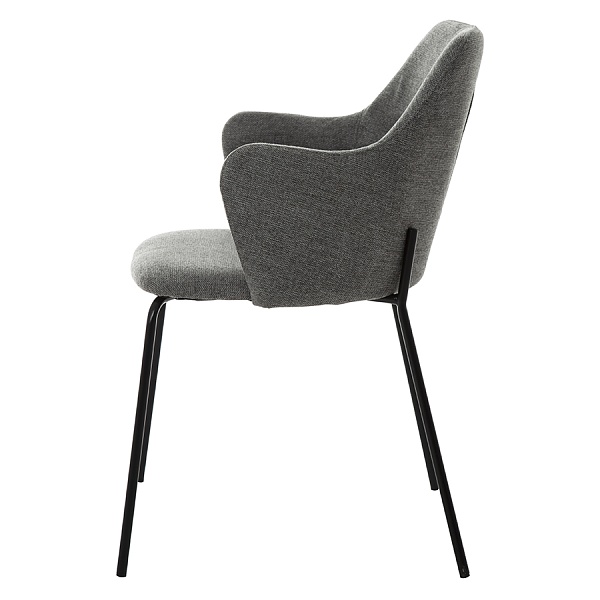 Стул dwight, рогожка, серый