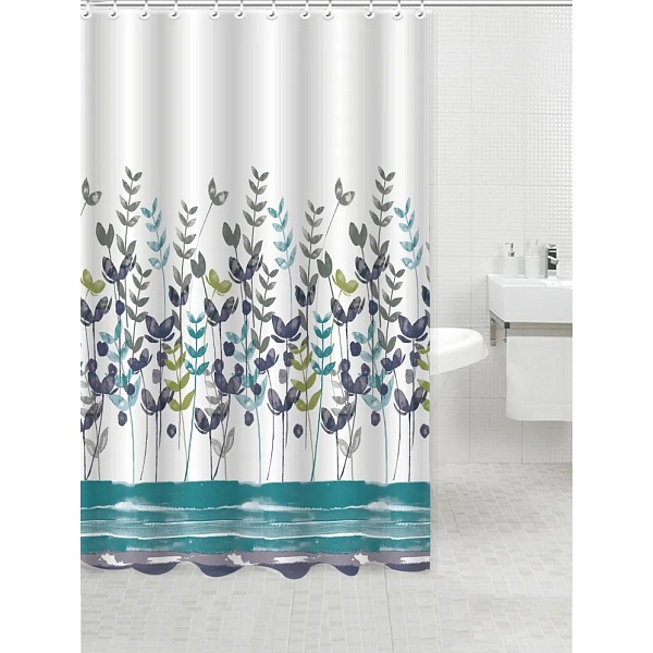 Штора д/ванн 180х200 см Ветви