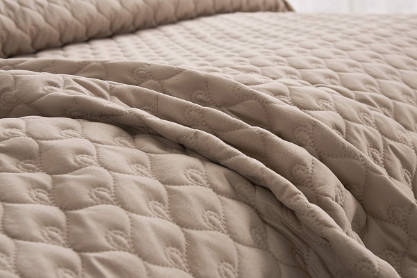 Комплект покрывало и наволочки 160 х 220 см Sofi de Marko Роксалана мокко