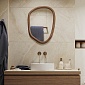 Стакан для зубных щёток Bergenson Bjorn Mosaic светло-бежевый