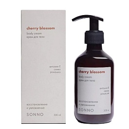 Крем д/тела, 300 мл SONNO, Cherry Blossom