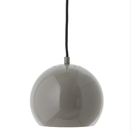 Лампа подвесная Frandsen Ball тёмно-серый глянцевый