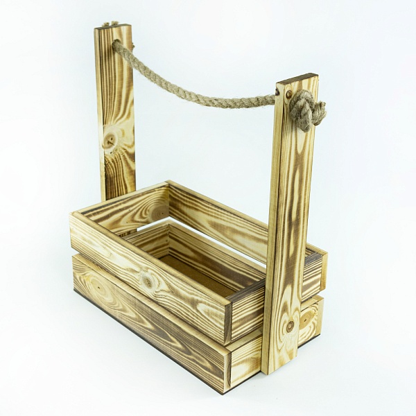 Корзина 25,5 х 15 х 30 см Азалия натуральный