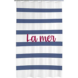 Штора д/ванных комнат La Mer цветной 180х200