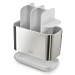 Набор из органайзера для зубных щеток Joseph Joseph EasyStore steel и диспенсера для мыла Presto steel