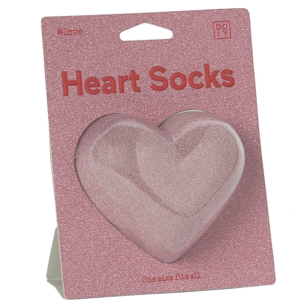Носки Doiy Heart Socks розовые