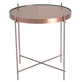 Стол josen, D42,7 см, золотой/медный