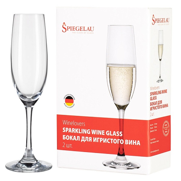 Набор бокалов для шампанского 2 шт 190 мл Winelovers" Spiegelau
